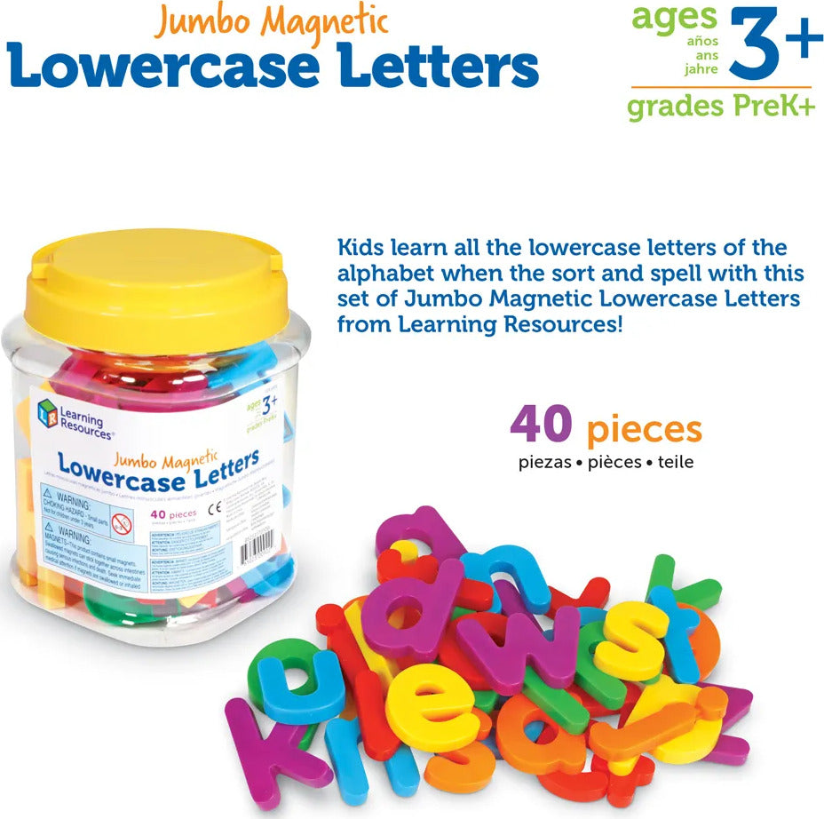 Jumbo Lowercase Magnetic Letters