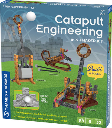 Catapult Engineering: 6-In-1 Maker Kit