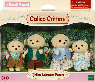Calico Critters Yellow Labrador Family