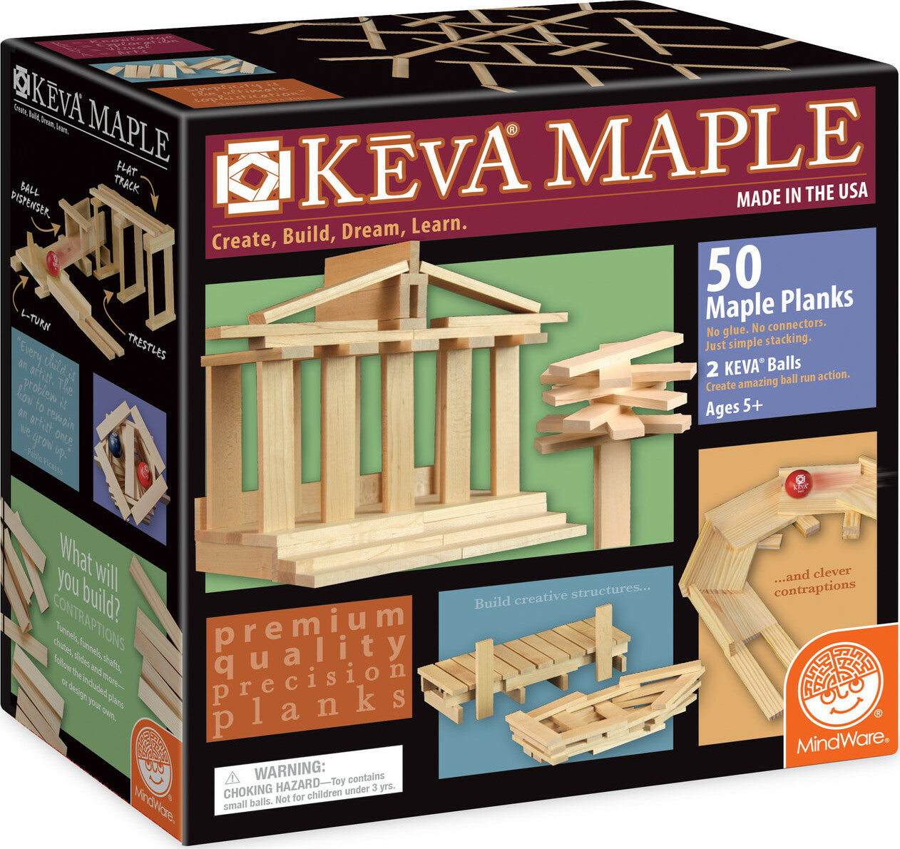 KEVA Maple: 50 Plank Set