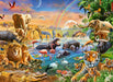 Savannah Jungle Waterhole (100 pc Puzzle)