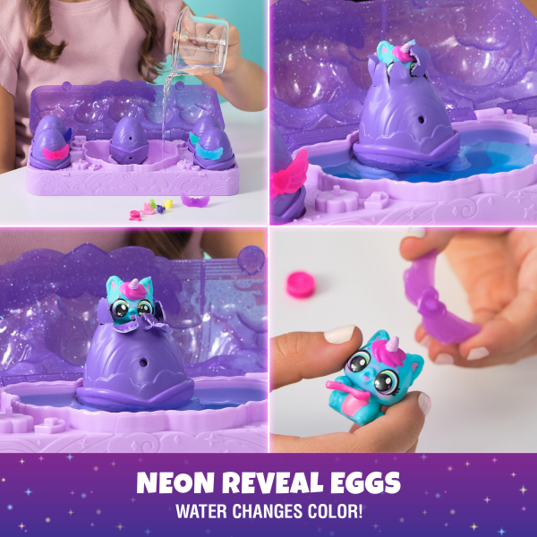 Hatchimals Alive Neon Rainbow Egg Carton