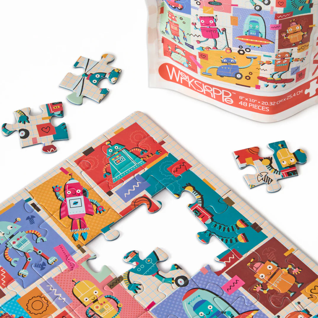 Robots 48 Puzzle Snax