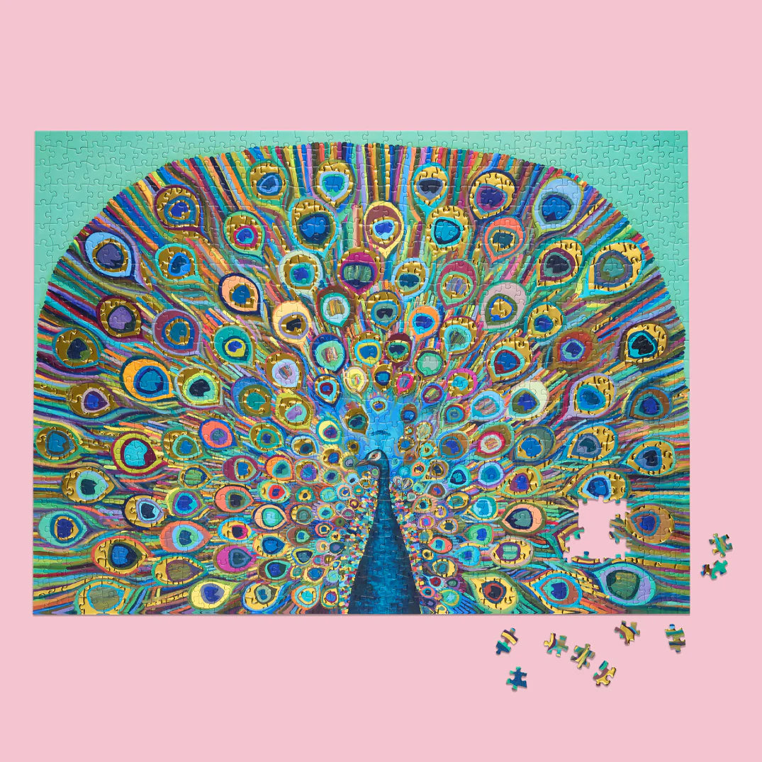 Peacock 1000 Piece Puzzle