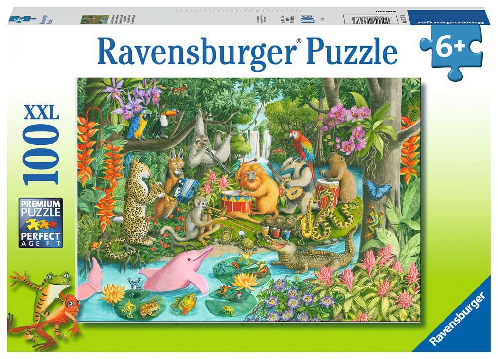 100pc Puzzle: Rainforest River Band
