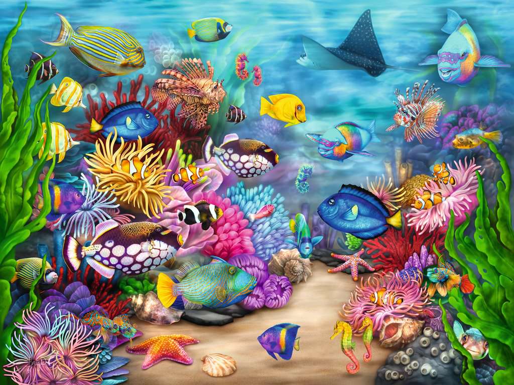 750pc Puzzle - Tropical Reef Life