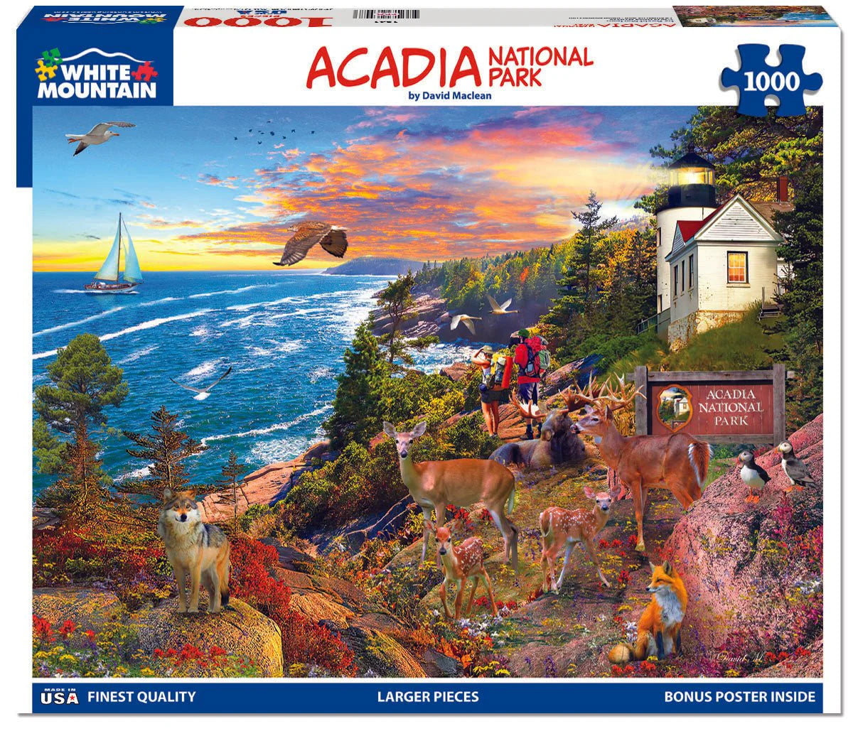 Acadia National Park - 1000 Piece Jigsaw Puzzle