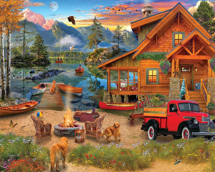 Lake Retreat - 1000 Piece Jigsaw Puzzle