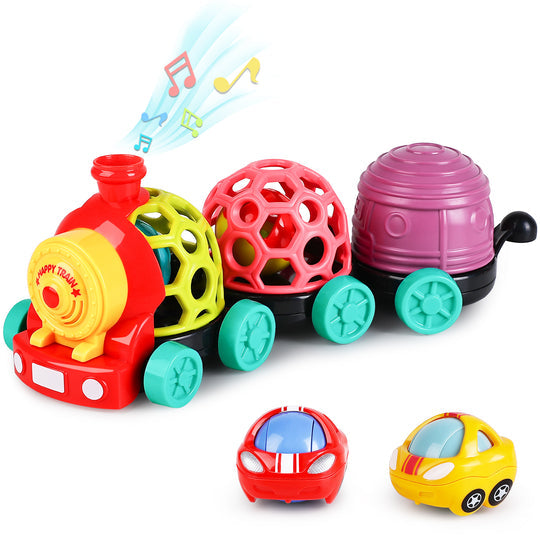 Musical Train Rattle Set