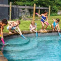 Blue Plastic Water Cannons