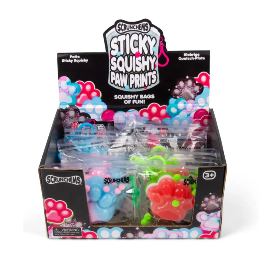 STICKY SQUISHY PAW PRINTS