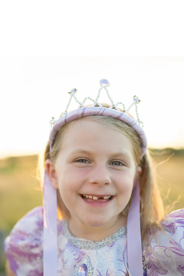 Ribbon Tiara - Lilac