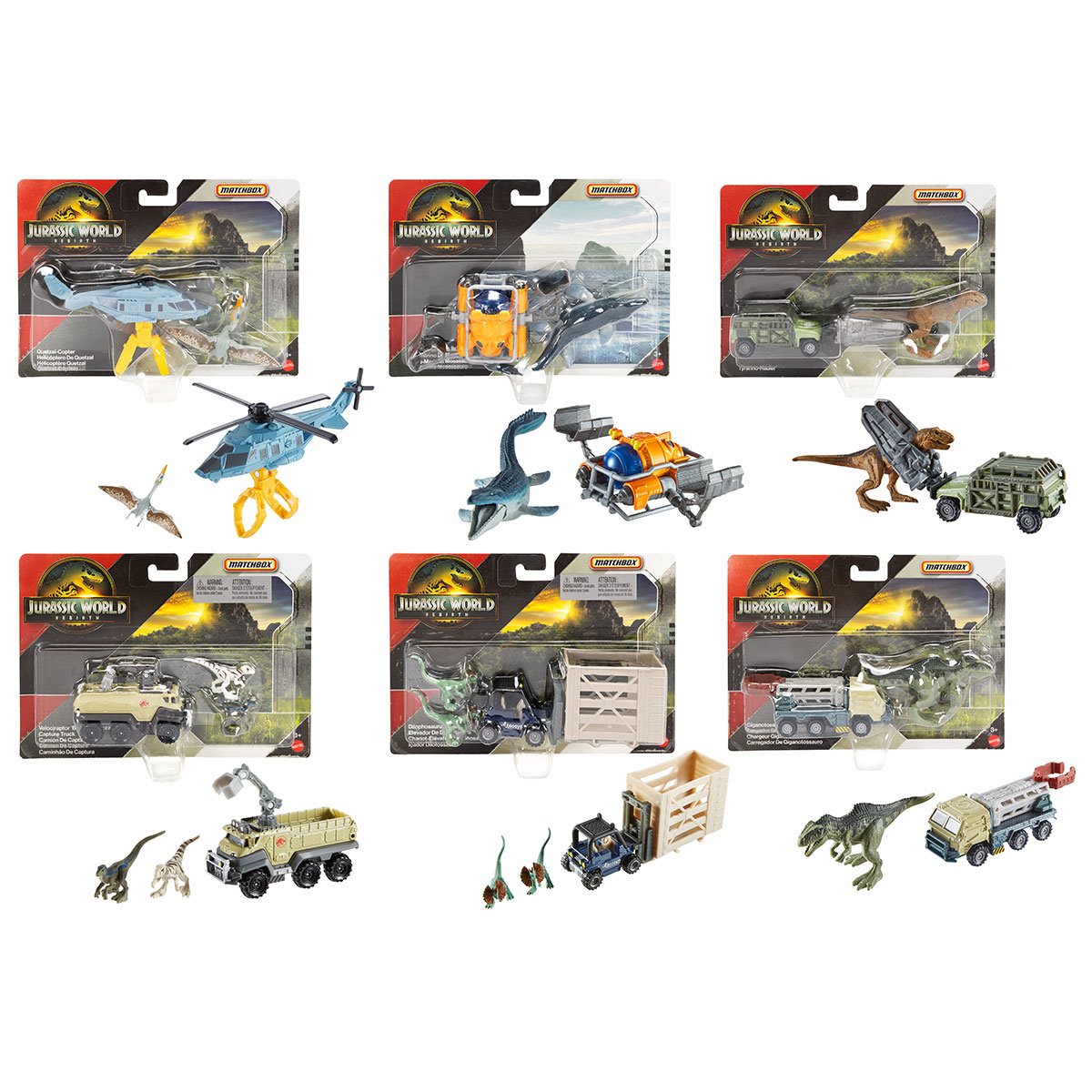 Matchbox Jurassic World Dino Transporters