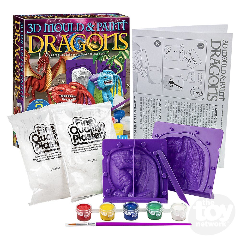 3D Mold And Paint - Dragons