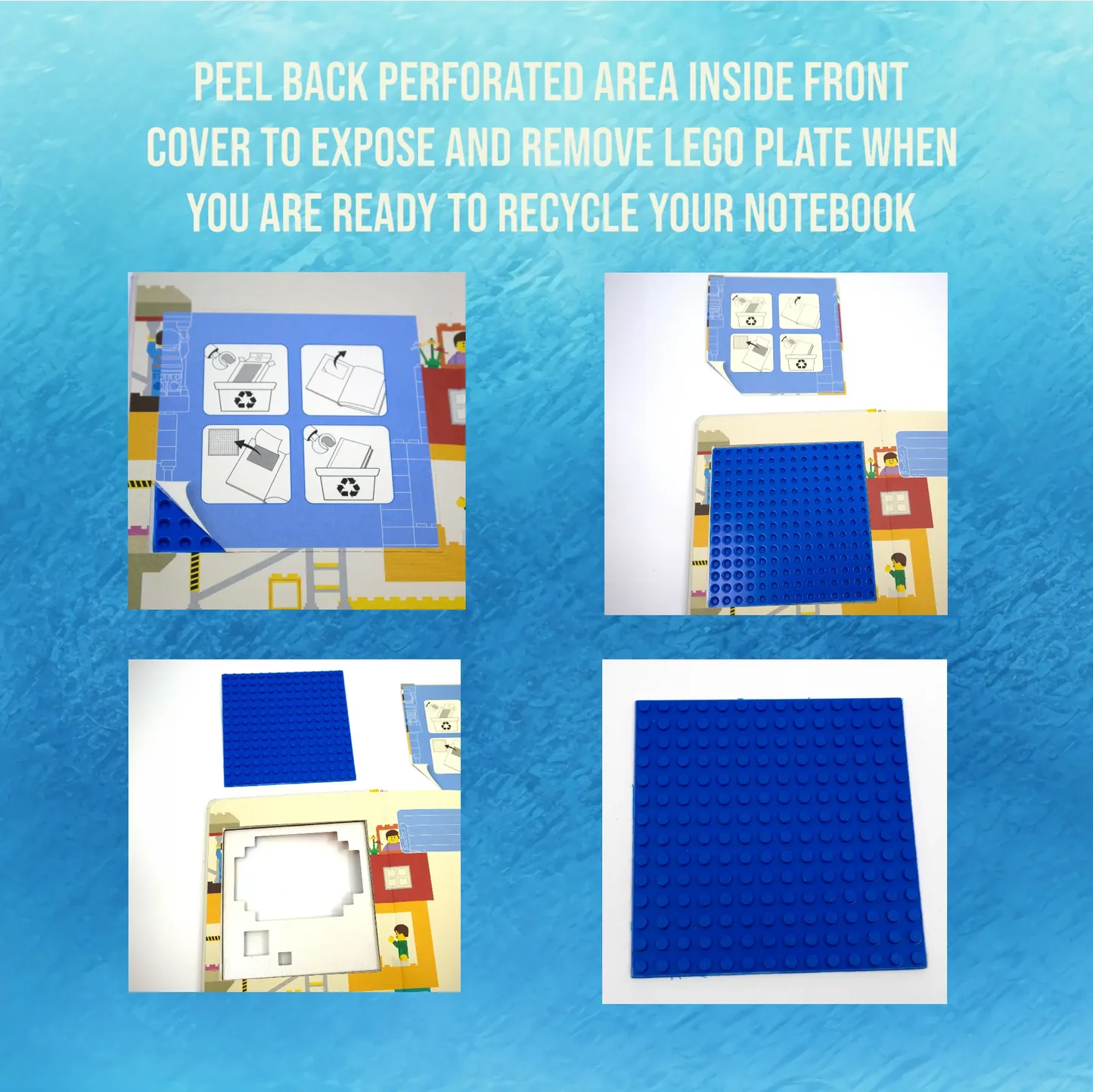 Reclaim & Recycle Dotted Notebook with Gel Pen - Thoughts