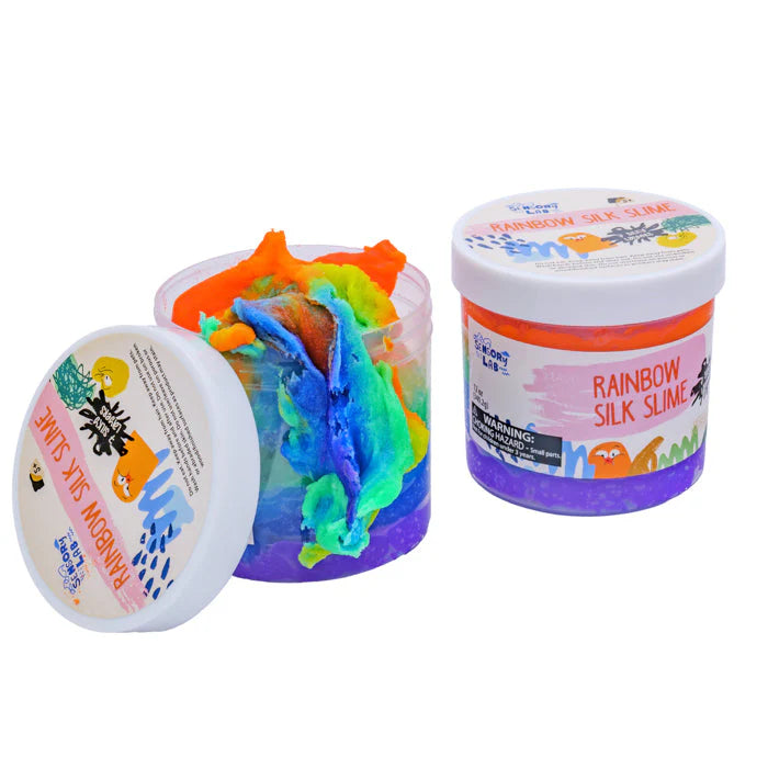 Sensory Lab Rainbow Silk Slime