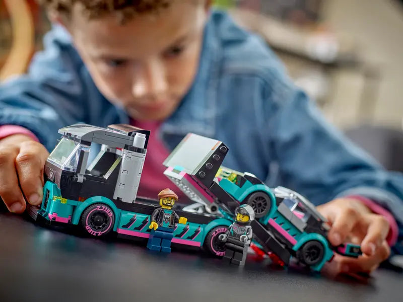 LEGO City: Race Car and Car Carrier Truck