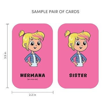 ROSIE'S RULES MINILINGO SPANISH/ENGLISH FLASHCARD GAME