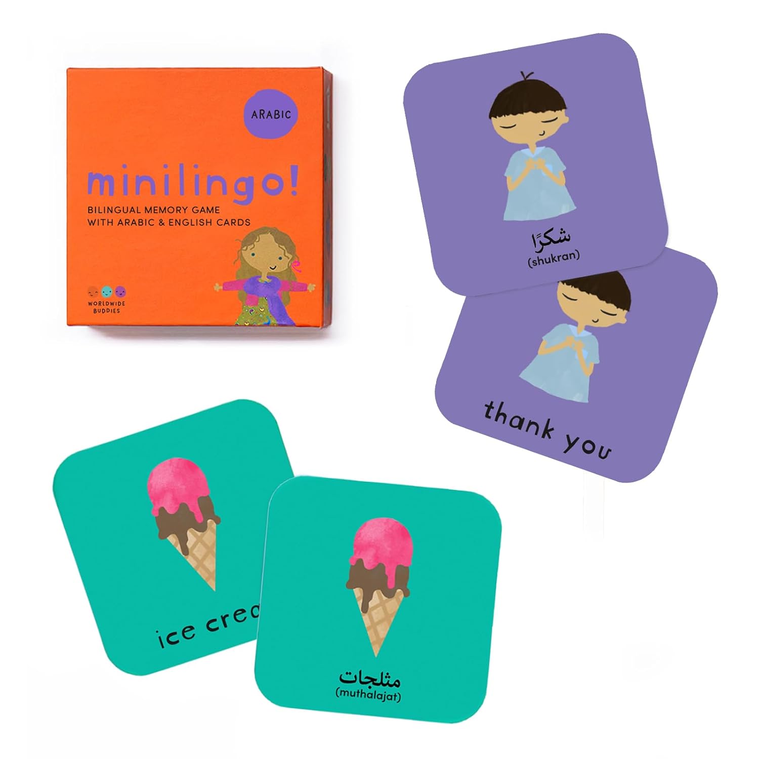 Minilingo Bilingual Flashcards