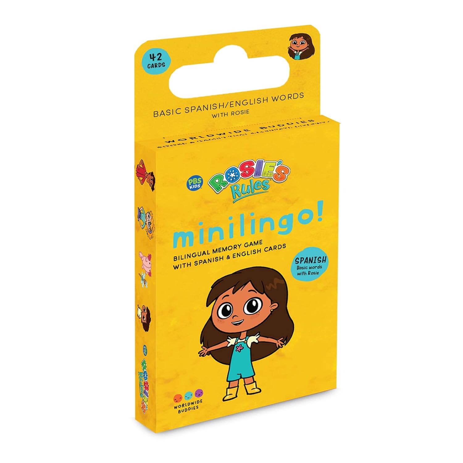 ROSIE'S RULES MINILINGO SPANISH/ENGLISH FLASHCARD GAME
