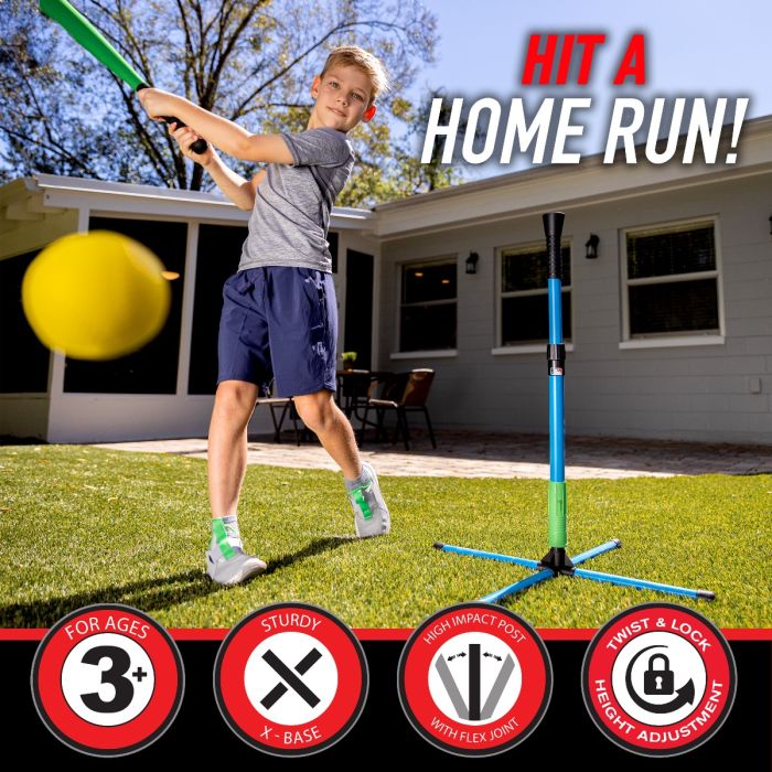 MLB Foam Youth XT Batting Tee Set