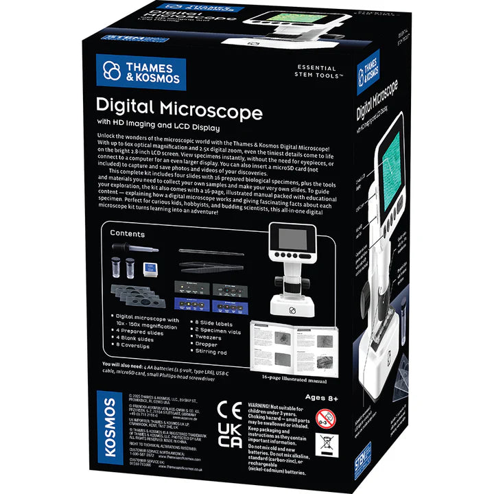 The Thames & Kosmos Digital Microscope with HD Imaging and LCD Display