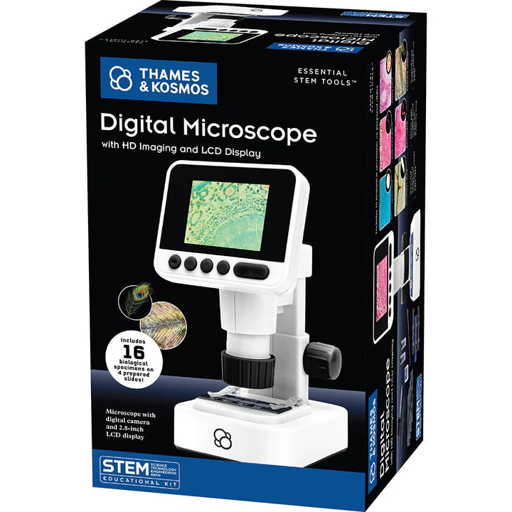 The Thames & Kosmos Digital Microscope with HD Imaging and LCD Display