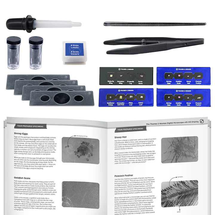 The Thames & Kosmos Digital Microscope with HD Imaging and LCD Display