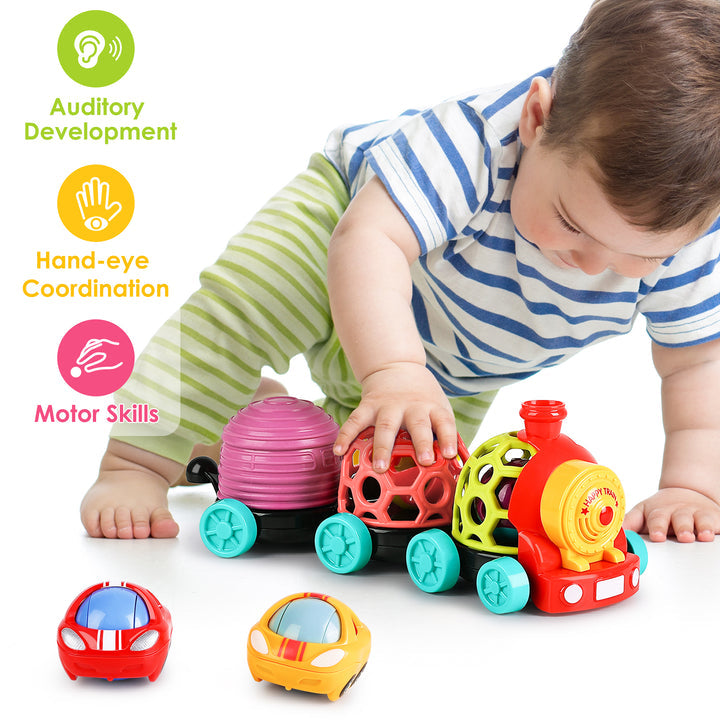 Musical Train Rattle Set