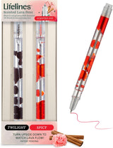 Lifelines Scented Lava Gel Pen Set Black/Red