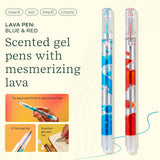 Lifelines Scented Lava Pen Set Colorways Blue/Red 2pk