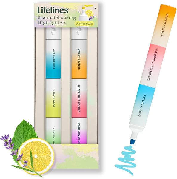 Lifelines Scented Stacking Highlighters 2pk — Boing! Toy Shop