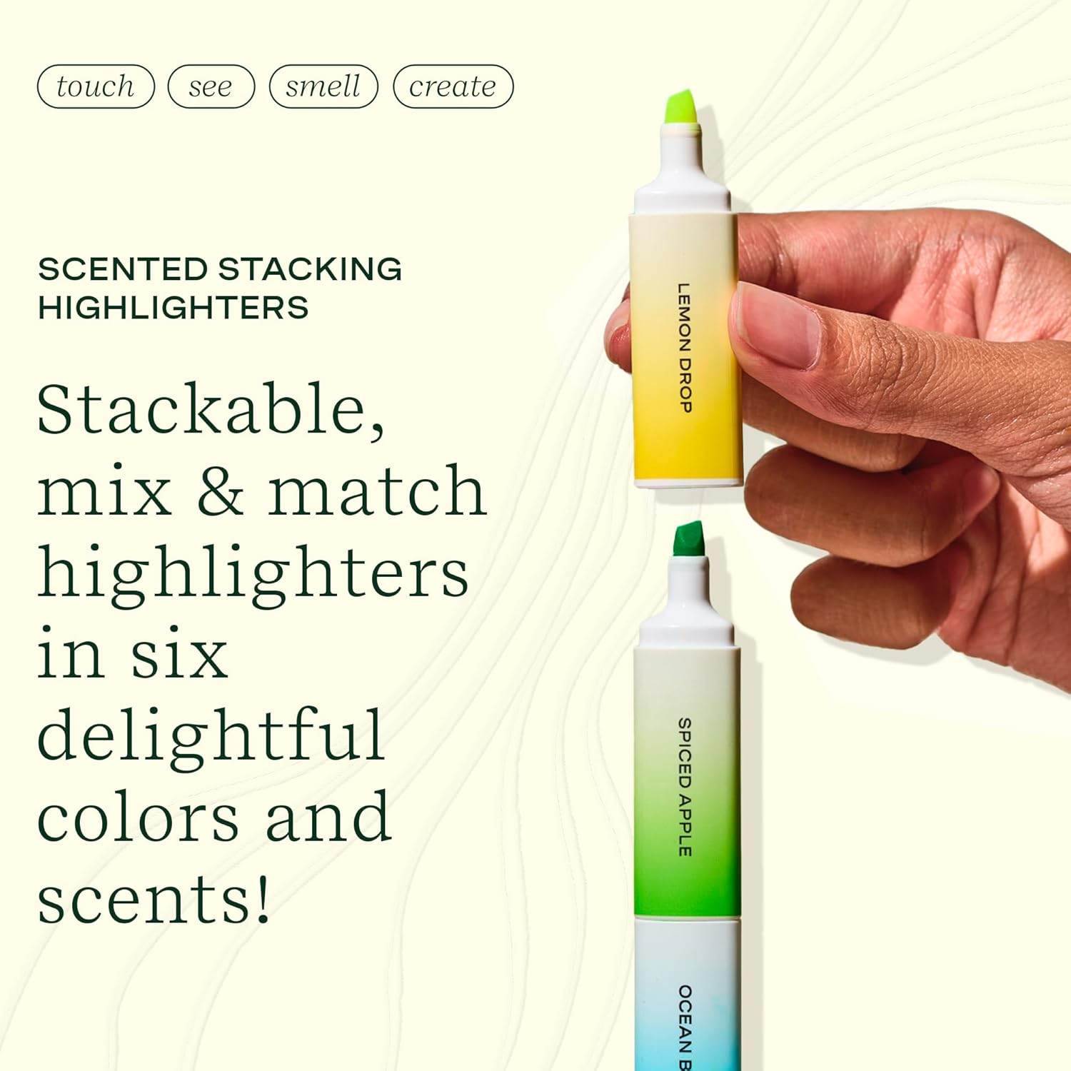 Lifelines Scented Stacking Highlighters 2pk