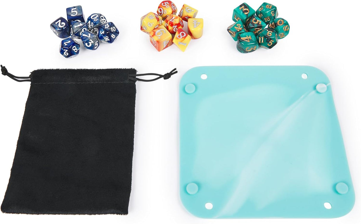 Campaign Dice 3 Dice Sets Polyhedron Role-Playing Board