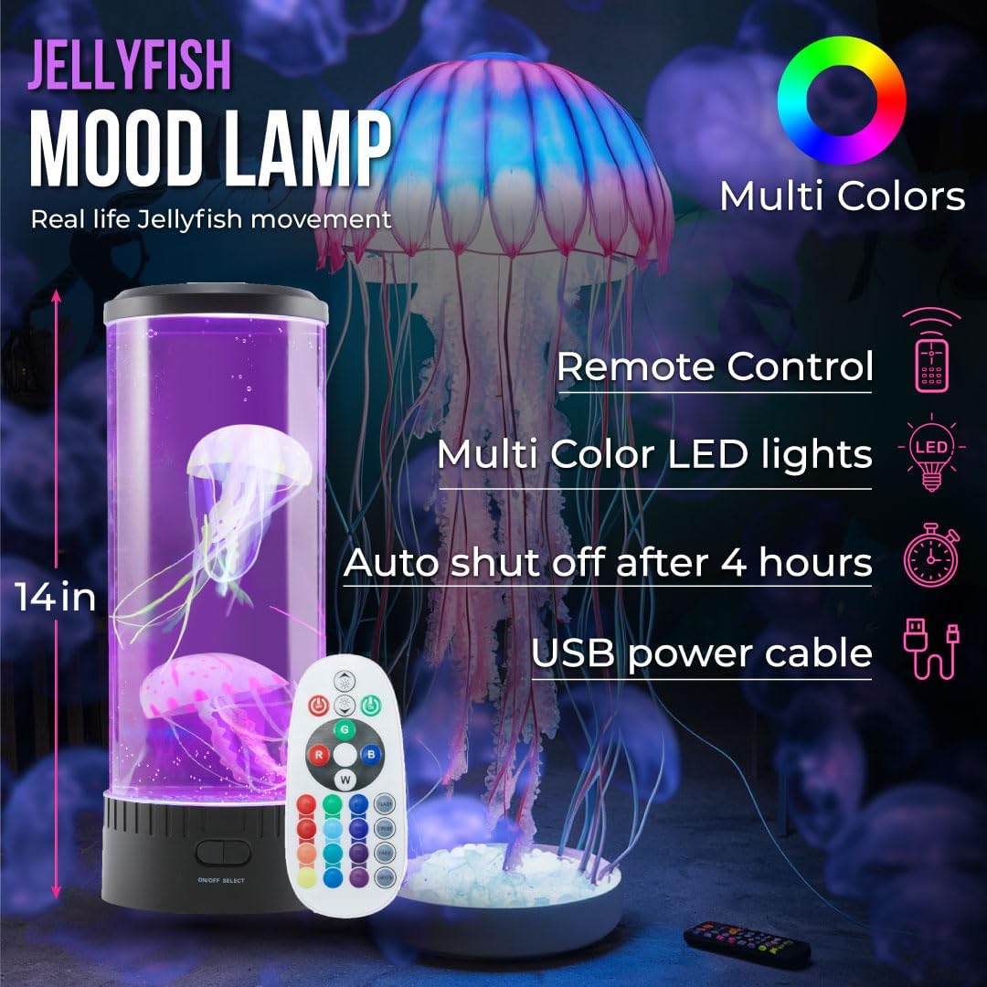 Jellyfish Lamp 14 inch