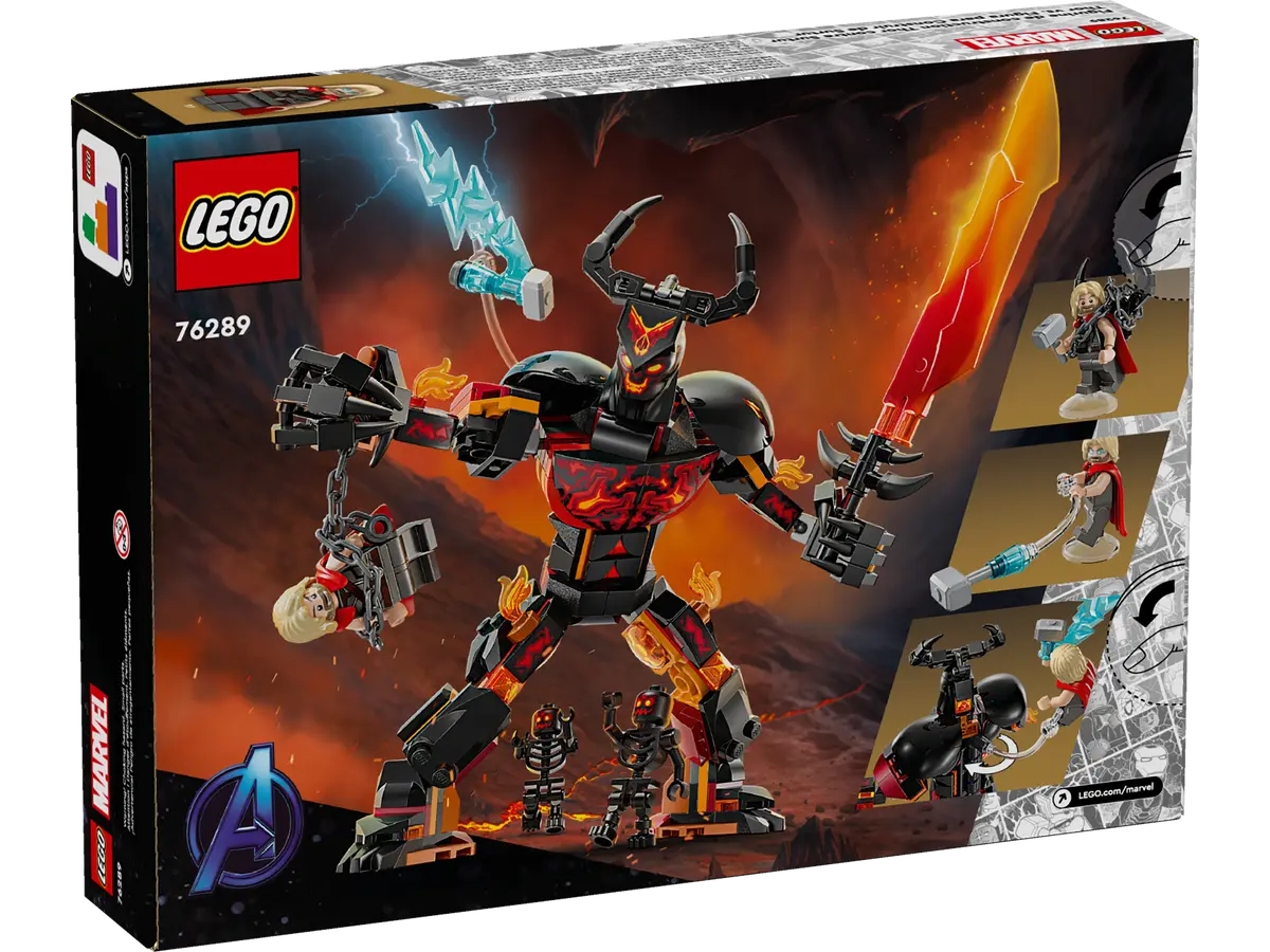 LEGO Marvel: Thor vs. Surtur Construction Figure