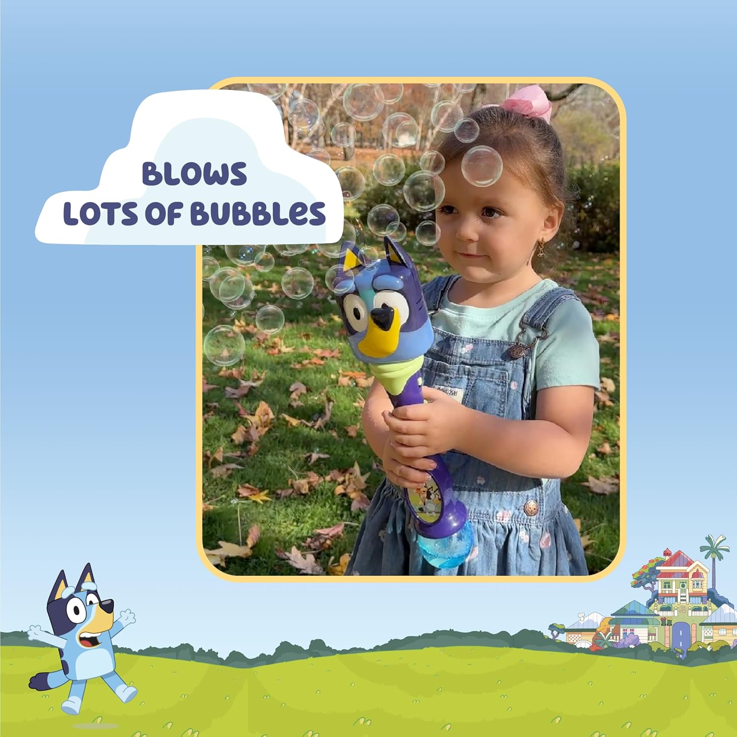 Bluey  Light and Sound Musical Bubble Wand