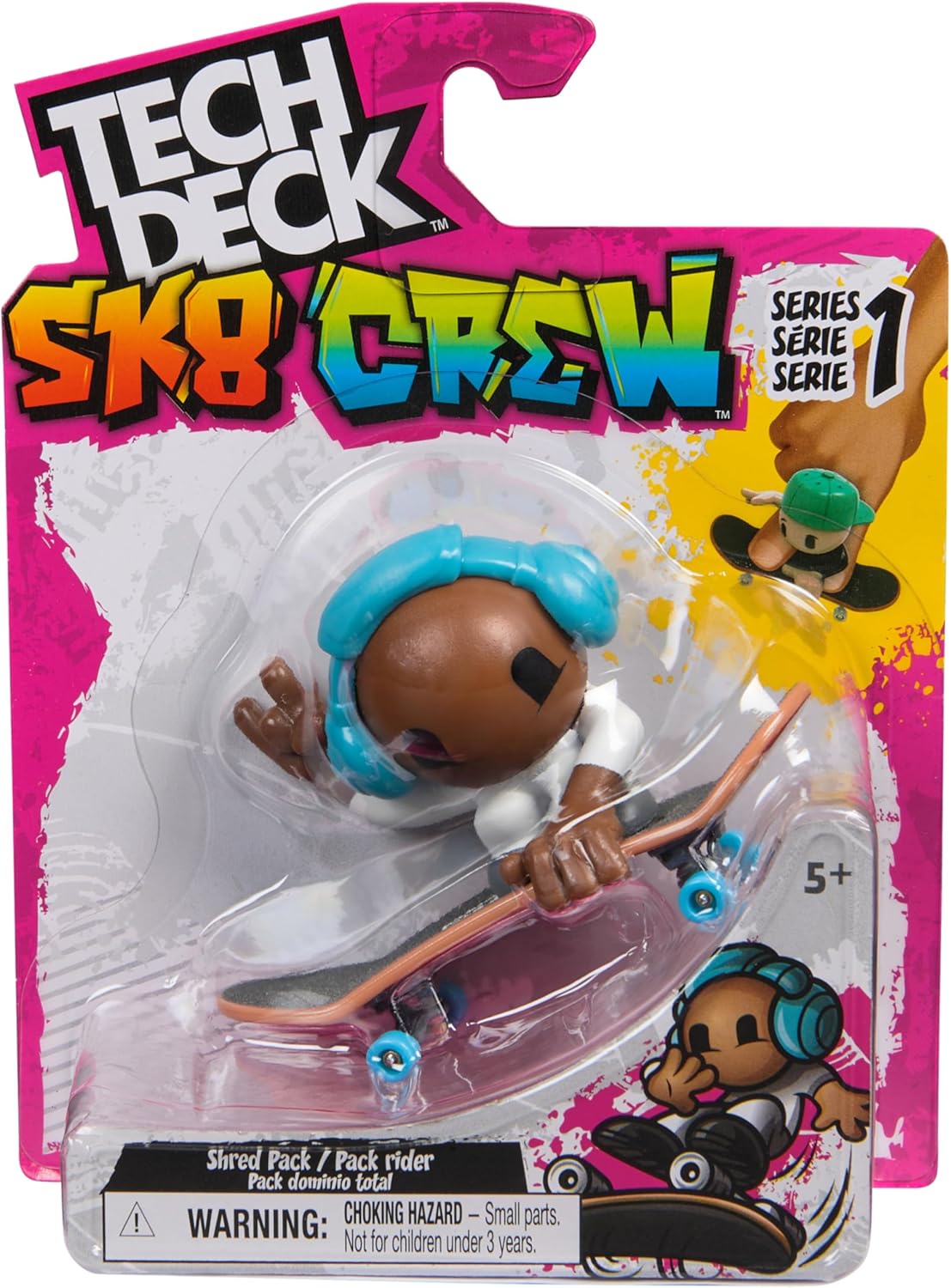 Tech Deck Sk8 Crew Fingerboard & Figure