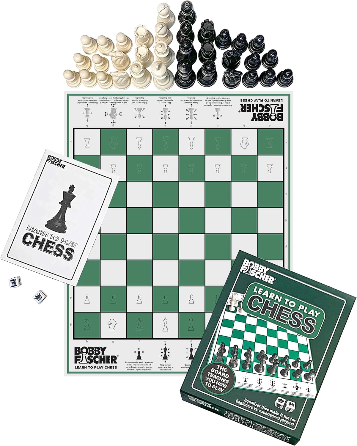 Learn to Play Chess Set Bobby Fischer