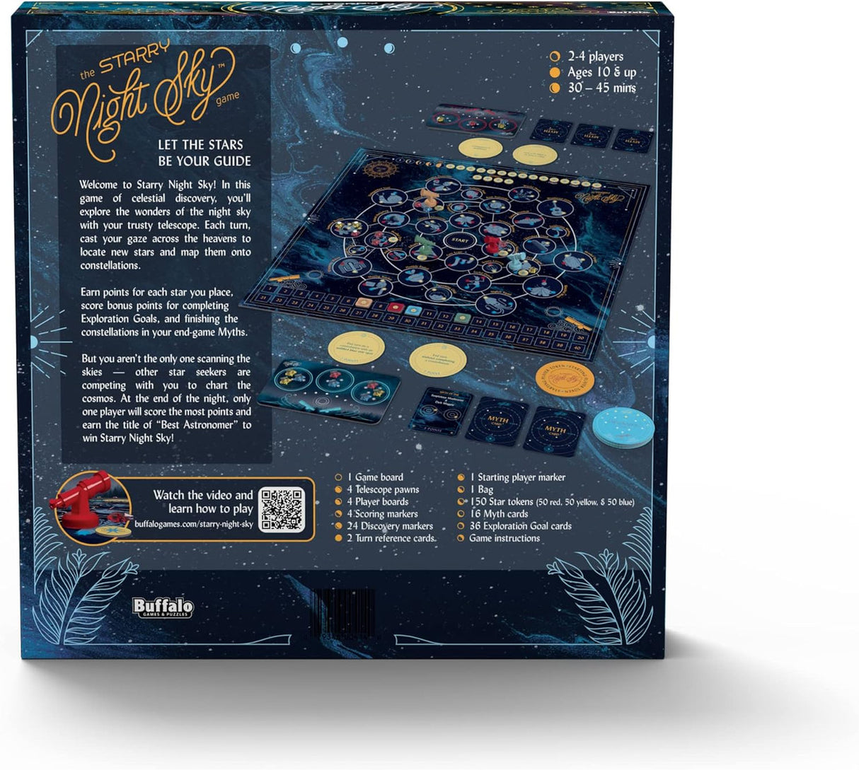 Starry Night Sky - Constellation Exploration Board Game