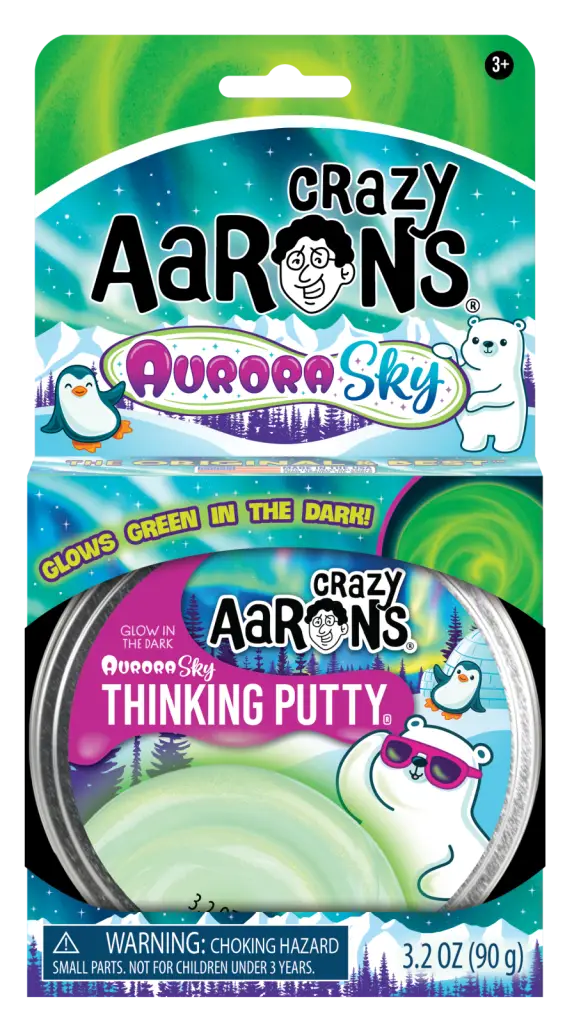 Aurora Sky - Full Size 4"  Thinking Putty Tin