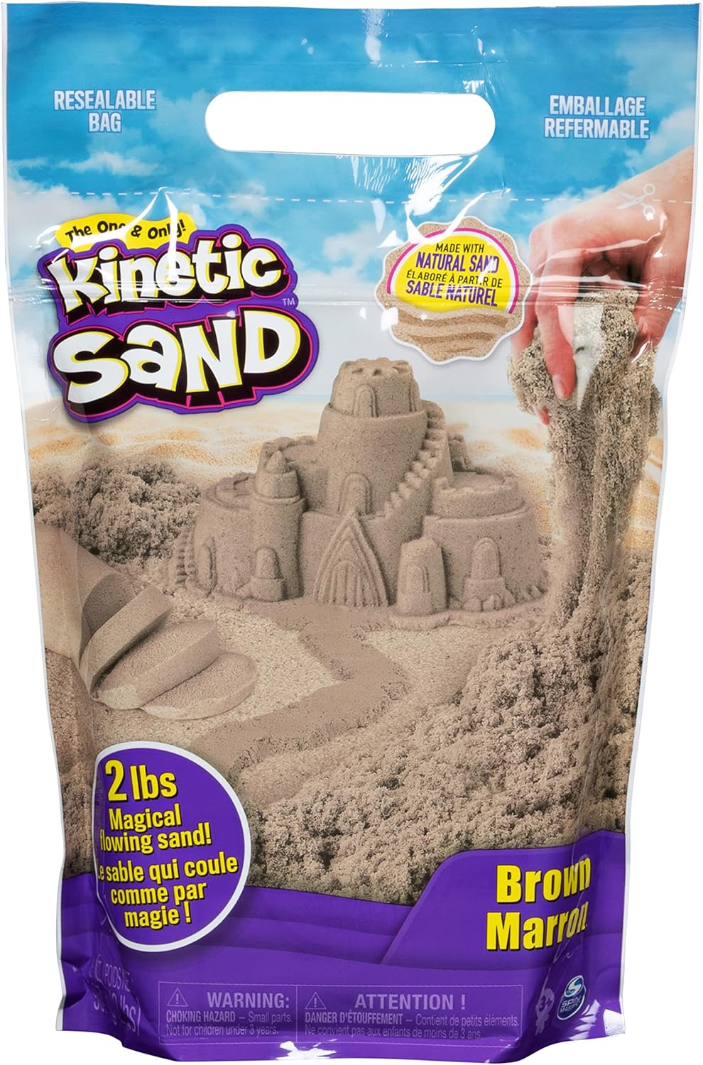 Kinetic Sand, 2 lb Brown Sand