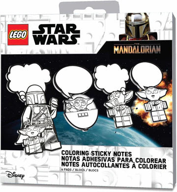 The Mandalorian Coloring Sticky Notes - Lego Star Wars — Boing