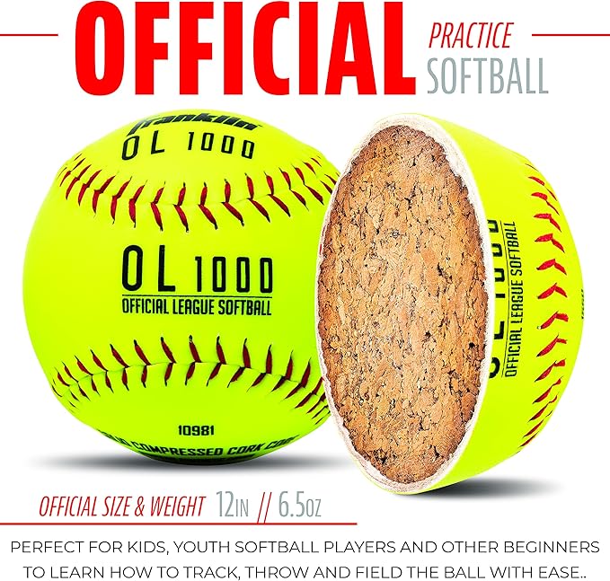 PRACTICE SOFTBALL YELLOW