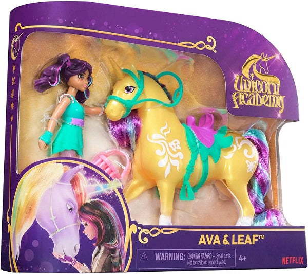 Unicorn Academy Ava & Leaf Set