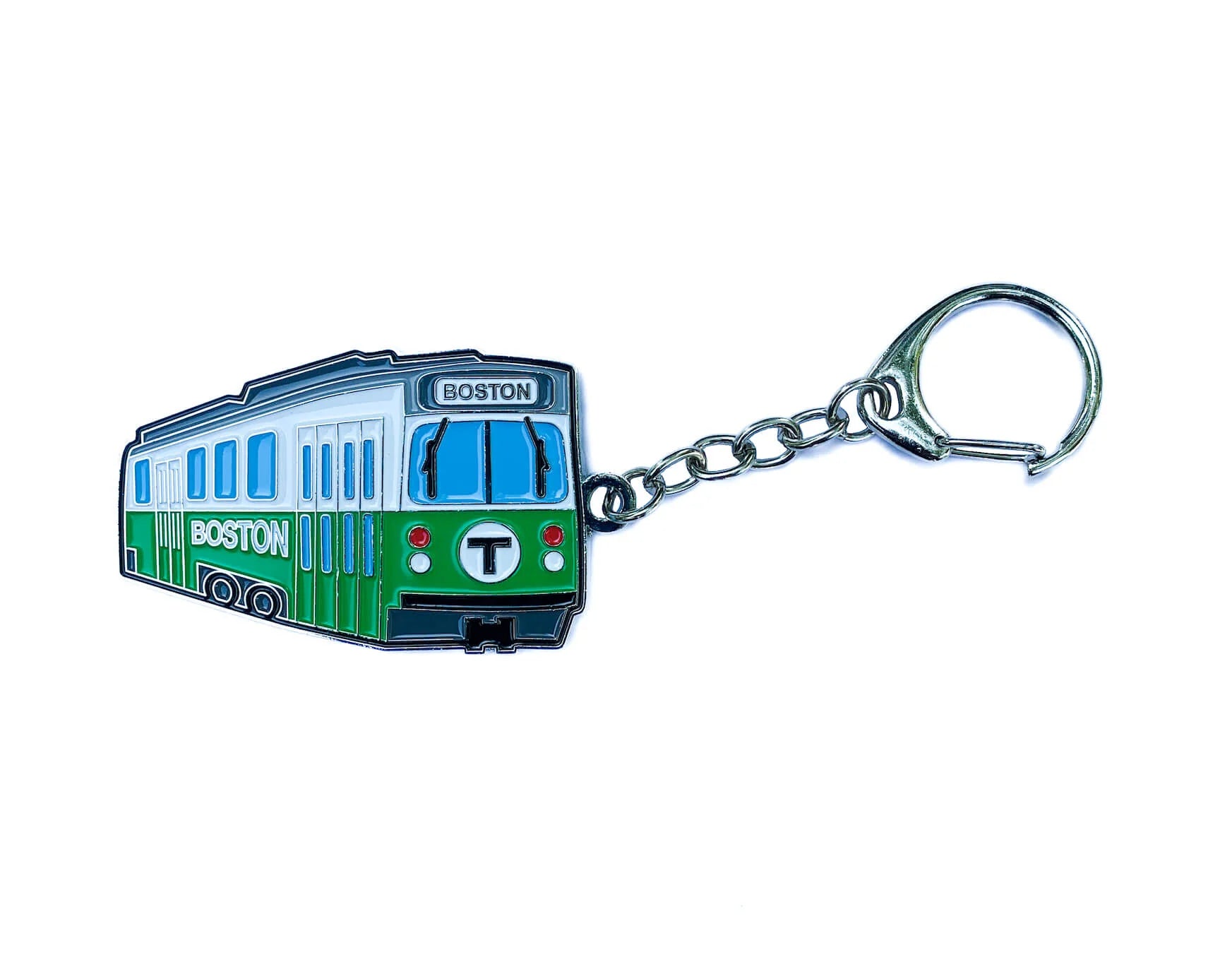 MBTA Metal Keychain - Green Line