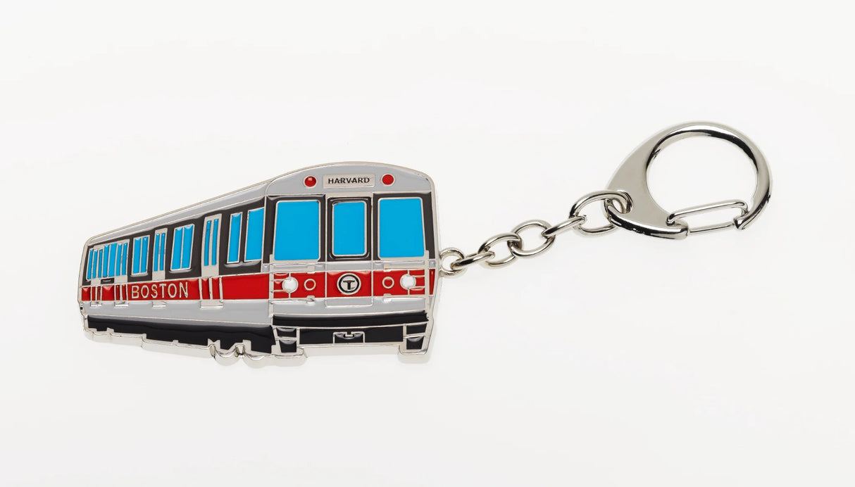 MBTA Metal Keychain - Red Line