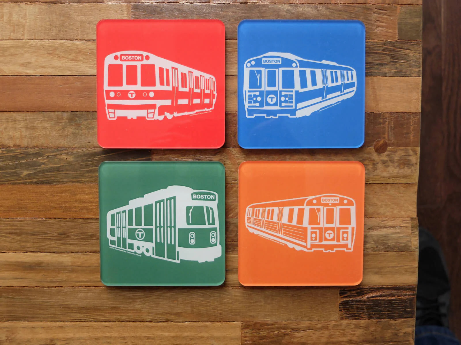 MBTA Drink Coaster Set