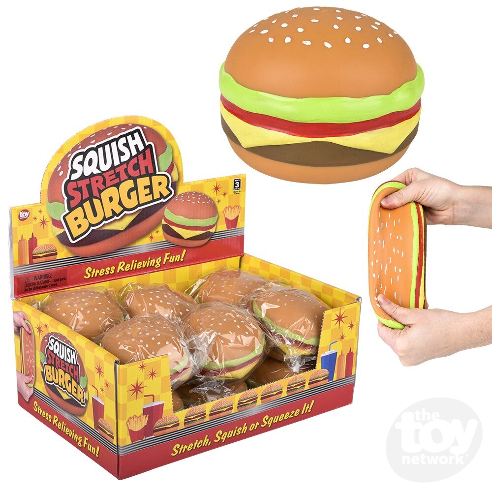 Squish And Stretch Hamburger