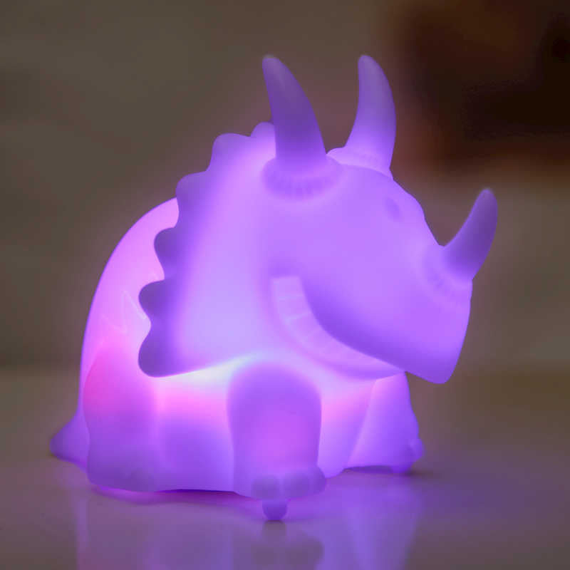 Lumez Color Changing Dinosaur Night Light